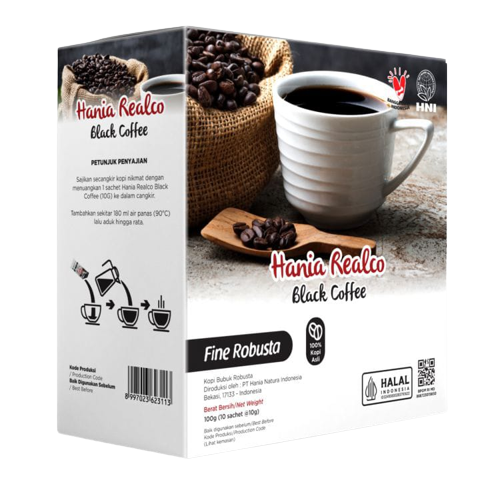 Hania Realco Black Coffee Fine Robusta HNI